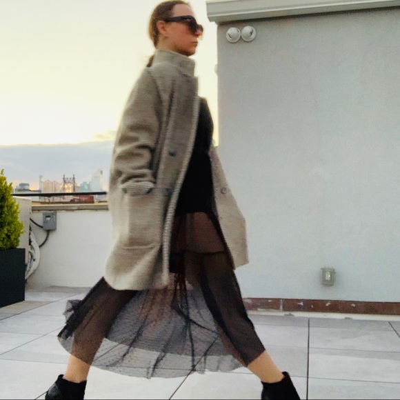 Who What Wear Boho Sheer Full Lace Mesh Long Dress - Picture 3 of 16